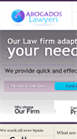 Mobile Screenshot of lawyersabogados.es